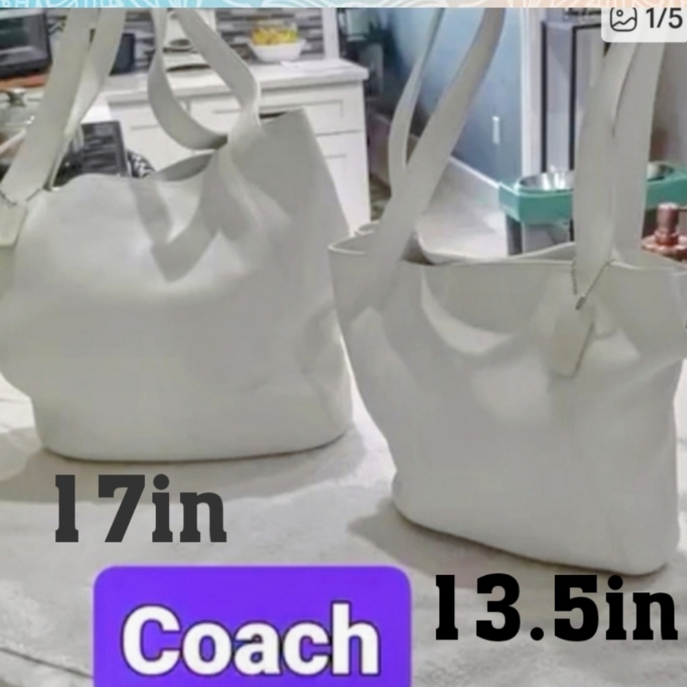 ADVERTISEMENT:NEW,OLD STOCK,PURE WHT 1998 VINTAGE COACH LEXINGTON BAGS@lorac2015